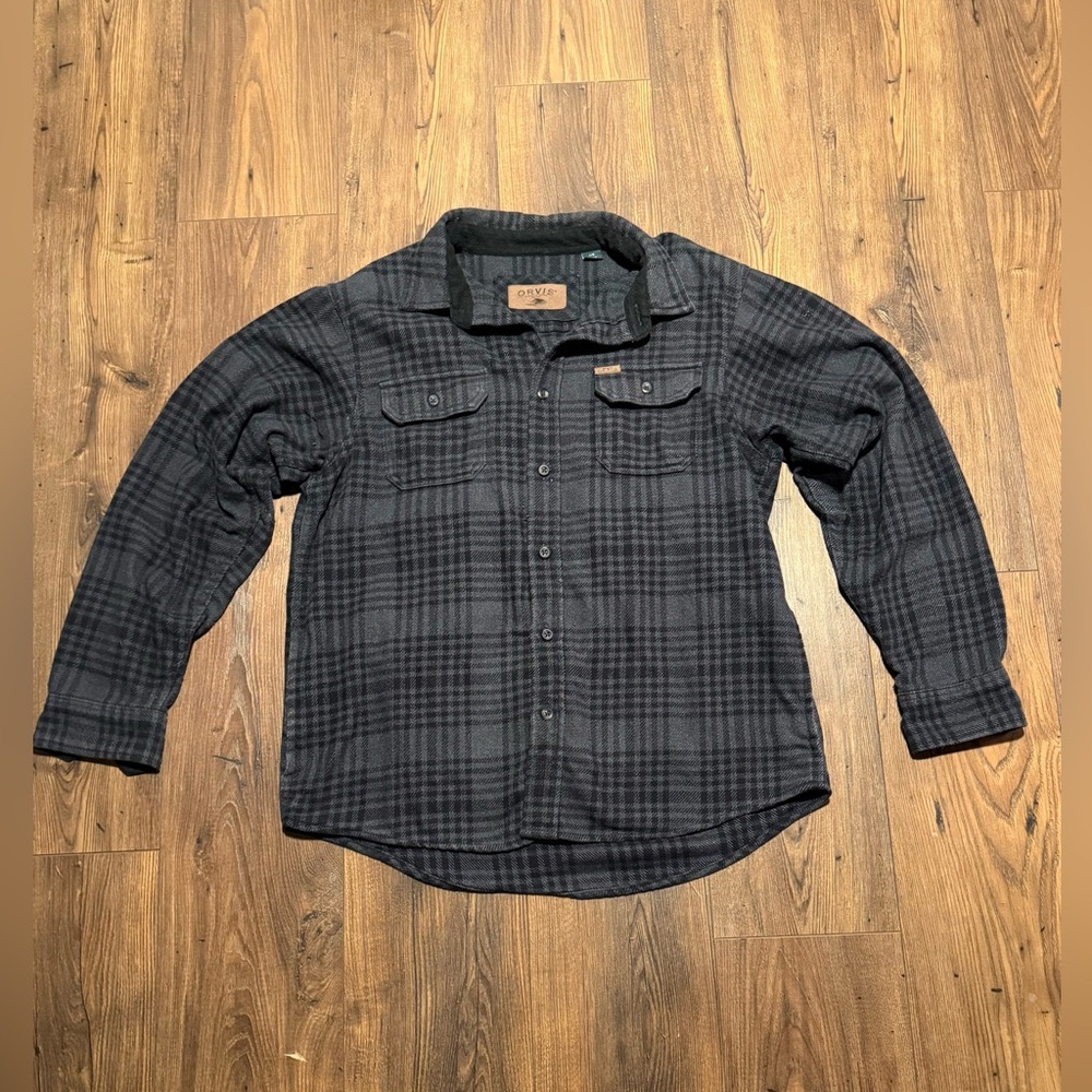 Orvis Charcoal Plaid Shirt